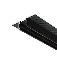 Шинопровод встраиваемый 1м под ГКЛ 12,5мм Magnetic track system Basity TRX172-121B Maytoni чёрный в стиле для светильников серии Magnetic track system Basity шинопровод basity магнитная
