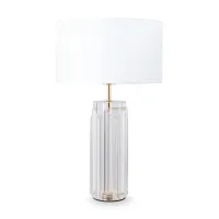 Настольная лампа Muse MOD304TL-01G Maytoni белая 1 лампа, основание золотое стекло металл в стиле современный 