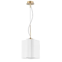 Светильник подвесной Nubi 802113 Lightstar белый 1 лампа, основание бежевое в стиле современный арт-деко 