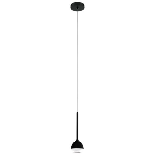 Светильник подвесной LED Nucetto 39711 Eglo чёрный 1 лампа, основание чёрное в стиле современный 