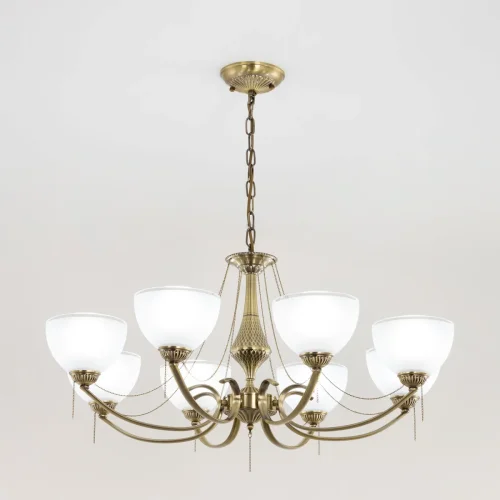 Люстра подвесная Франческа CL417283 Citilux белая на 75 ламп, основание бронзовое в стиле классический  фото 3