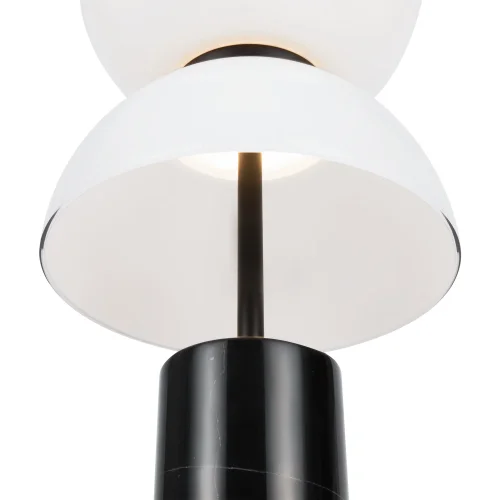 Настольная лампа LED Memory MOD178TL-L11B3K Maytoni белая 1 лампа, основание чёрное металл в стиле современный арт-деко  фото 3