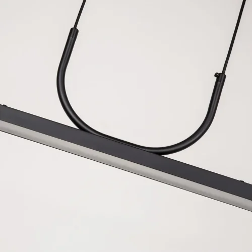 Светильник подвесной LED Raya 4096-1P Favourite белый 1 лампа, основание чёрное в стиле современный  фото 7