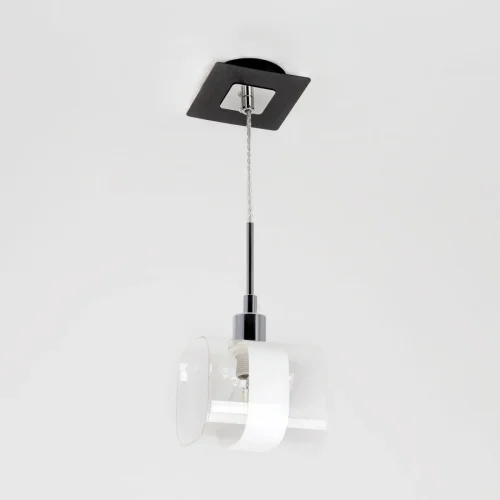 Светильник подвесной Вирта CL139012 Citilux прозрачный 1 лампа, основание чёрное в стиле современный  фото 9