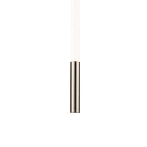 Светильник подвесной LED Filato V000052L Indigo белый 1 лампа, основание никель в стиле минимализм хай-тек трубочки фото 4