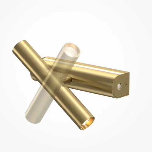 Бра LED Paradox MOD442WL-L8BS3K Maytoni латунь на 1 лампу, основание латунь в стиле современный для чтения фото 6