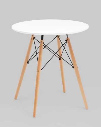 Стол круглый EAMES DSW NEW D=70, белый УТ000038929 Stool Group столешница белая из мдф