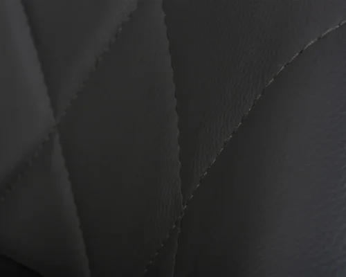 Стул барный 5007-LM LOGAN,  цвет сиденья серый, цвет основания хром Dobrin, серый/экокожа, ножки/металл/хром, размеры - 840*1060***455*480 фото 9