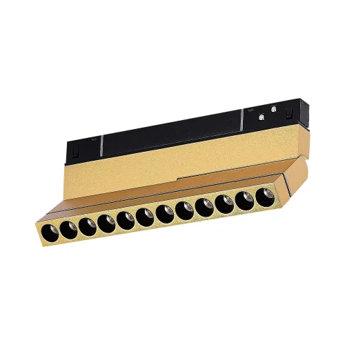 Трековый светильник магнитный LED St805 ST805.236.12 ST-Luce золотой для шинопроводов серии Skyline 48 золотой фото 2