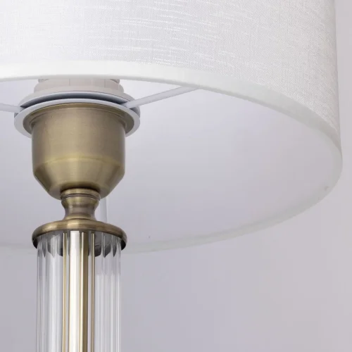 Настольная лампа Конрад 667033201 MW-Light белая 1 лампа, основание античное бронза металл в стиле классический  фото 4