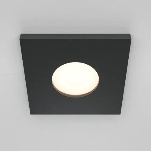 Светильник точечный Stark DL083-01-GU10-SQ-B Maytoni чёрный 1 лампа, основание чёрное в стиле современный хай-тек  фото 4