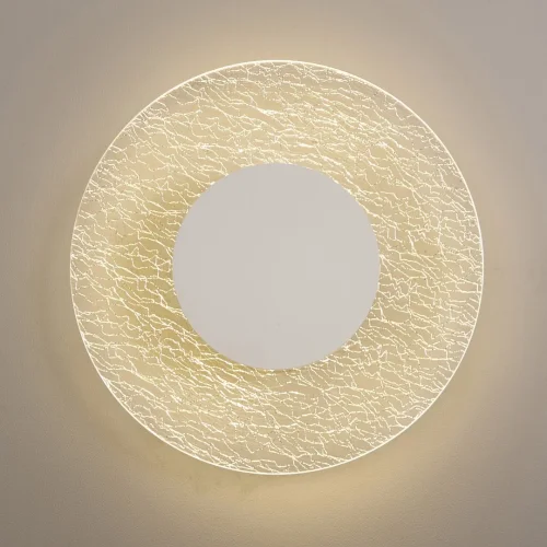 Бра LED Jewel 8076 Mantra прозрачный на 1 лампа, основание белое в стиле современный 