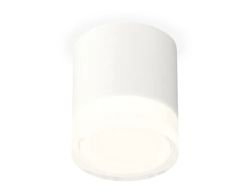 Светильник накладной Techno spot XS7401043 Ambrella light белый 1 лампа, основание белое в стиле современный хай-тек круглый