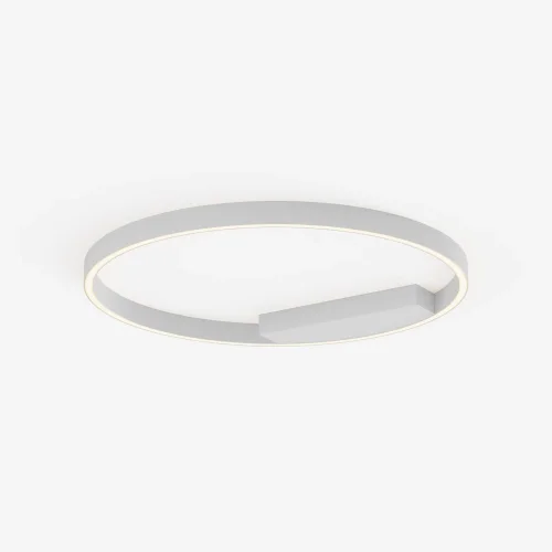 Светильник потолочный LED Rim MOD058CL-L35WK Maytoni белый на 1 лампу, основание белое в стиле современный хай-тек минимализм кольца фото 4