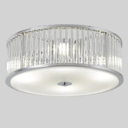 Светильник потолочный AVENUE PL4 CHROME Crystal Lux прозрачный на 4 лампы, основание хром в стиле классический современный фото 7