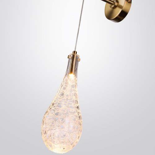 Бра LED Braid 7147/5WL Odeon Light прозрачный на 1 лампу, основание бронзовое в стиле современный классический выдувное фото 5 Бра LED Braid 7147/5WL Odeon Light прозрачный на 1 лампу, основание бронзовое в стиле современный классический выдувное фото 5