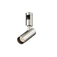 Трековый светильник Focus Led Flarity 3000K 5Вт 60° TR144-1-5W3K-W-PT Maytoni никель для шинопроводов серии Magnetic trаck system Flarity никель