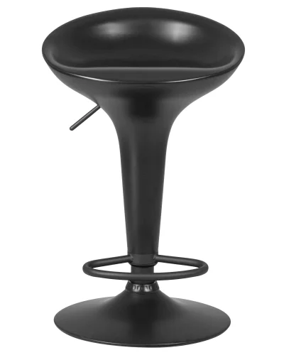 Стул барный 1004-BlackBase-LM BOMBA BLACK,  цвет сиденья черный, цвет основания черный Dobrin, чёрный/, ножки/металл/чёрный, размеры - 660*880***430*360 фото 6