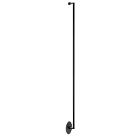 Бра LED Teo 7022/14WL Odeon Light чёрный на 1 лампу, основание чёрное в стиле минимализм отражённый свет