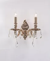 Бра BARLETTA W1730.2 coffe gold Lucia Tucci без плафона на 2 лампы, основание золотое в стиле классический 