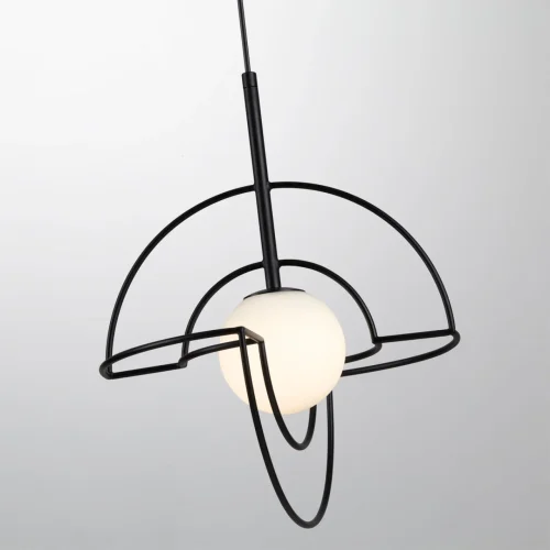 Светильник подвесной ЛЕД Futurum 7196/3L Odeon Light белый на 1 лампу, основание чёрное в стиле хай-тек фото 3 Светильник подвесной ЛЕД Futurum 7196/3L Odeon Light белый на 1 лампу, основание чёрное в стиле хай-тек фото 3