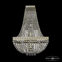 Бра 19282B/H2/35IV GW Bohemia Ivele Crystal прозрачный 4 лампы, основание золотое в стиле классический sp