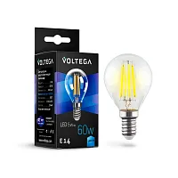 Лампа LED Crystal 7022 Voltega VG10-G1E14cold6W-F  E14 6вт