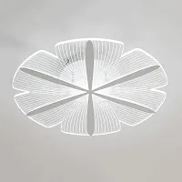 Светильник потолочный SINDY D40 White 223872-23 ImperiumLoft прозрачный 1 лампа, основание белое в стиле современный флористика 