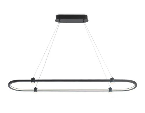 Светильник подвесной LED FL5589 Ambrella light чёрный 1 лампа, основание чёрное в стиле хай-тек современный  фото 2