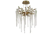 Светильник подвесной Tavenna H 1.5.32.101 A Dio D'Arte прозрачный на 3 лампы, основание бронзовое в стиле классический современный флористика ветви Светильник подвесной Tavenna H 1.5.32.101 A Dio D'Arte прозрачный на 3 лампы, основание бронзовое в стиле классический современный флористика ветви