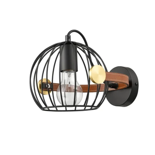 Бра лофт Pasquale VL6252W01 Vele Luce чёрный на 1 лампу, основание чёрное в стиле лофт 