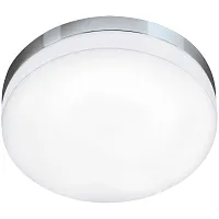 Люстра потолочная ЛЕД Лора (Led Lora) 95001 Eglo белая на 1 лампу, основание серое хром в стиле минимализм современный Люстра потолочная ЛЕД Лора (Led Lora) 95001 Eglo белая на 1 лампу, основание серое хром в стиле минимализм современный