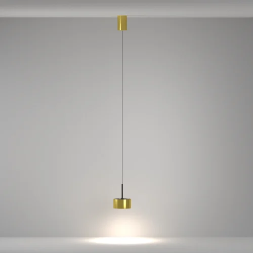 Светильник подвесной LED Glare P102PL-12W4K-BS Maytoni латунь на 1 лампу, основание латунь в стиле современный хай-тек фото 4