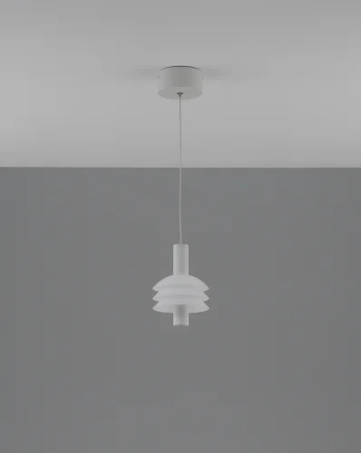 Светильник подвесной LED Sylv V11387-PL Moderli белый на 1 лампу, основание белое в стиле современный фото 2