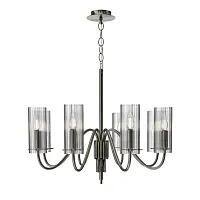 Люстра подвесная Santori SL2005.103.08 ST-Luce прозрачная на 8 ламп, основание никель в стиле классический 