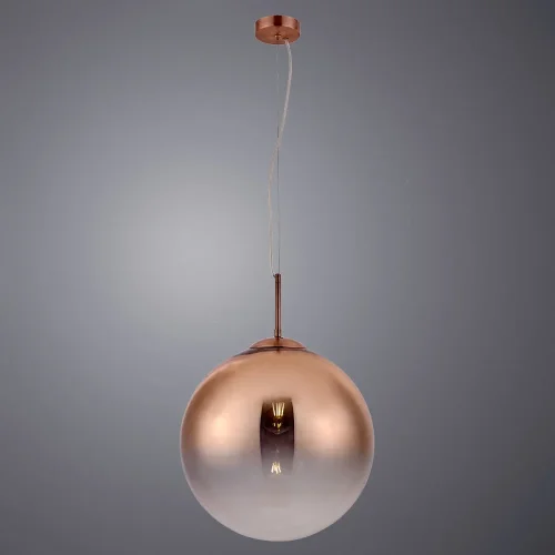 Светильник подвесной Jupiter Copper A7964SP-1RB Arte Lamp медь бронзовый на 1 лампу, основание медь бронзовое в стиле современный шар фото 2