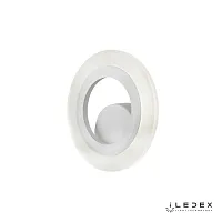 Светильник потолочный LED Gravity A006-1 11W 4000K WH iLedex белый 1 лампа, основание белое в стиле хай-тек современный кольца