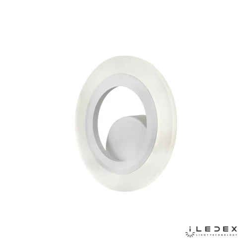 Светильник потолочный LED Gravity A006-1 11W 4000K WH iLedex белый 1 лампа, основание белое в стиле хай-тек современный кольца