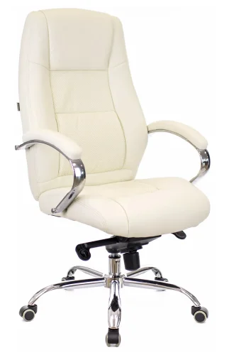 Кресло руководителя Kron M Экокожа Бежевый EC-366 PU Beige Everprof, бежевый/экокожа, ножки//, размеры - 1190*1250***650*