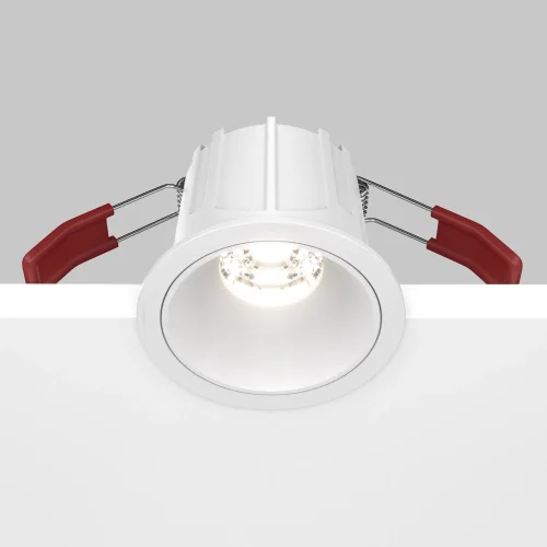 Светильник точечный Alfa LED DL043-01-10W4K-RD-W Maytoni белый 1 лампа, основание белое в стиле современный  фото 6
