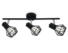 Спот с 3 лампами TR8622 Ambrella light чёрный E27 в стиле лофт 