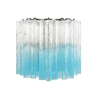 Бра Мурано / Murano 10580W Clear blue LOFT IT синий на 3 лампы, основание бронзовое в стиле современный арт-деко Бра Мурано / Murano 10580W Clear blue LOFT IT синий на 3 лампы, основание бронзовое в стиле современный арт-деко