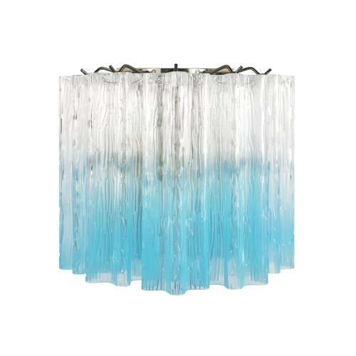 Бра Мурано / Murano 10580W Clear blue LOFT IT синий на 3 лампы, основание бронзовое в стиле современный арт-деко Бра Мурано / Murano 10580W Clear blue LOFT IT синий на 3 лампы, основание бронзовое в стиле современный арт-деко