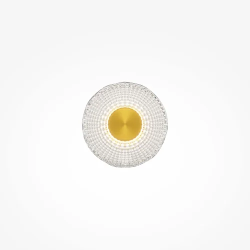 Бра LED Sparkle MOD343WL-L5BS3K2 Maytoni серый на 1 лампу, основание латунь в стиле современный хай-тек фото 5