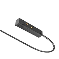 Ввод питания Magnetic track system TRA034B-42B Maytoni чёрный в стиле современный хай-тек для светильников серии Magnetic track system Exility подвесной встраиваемый накладной exility тонкая магнитная магнитный