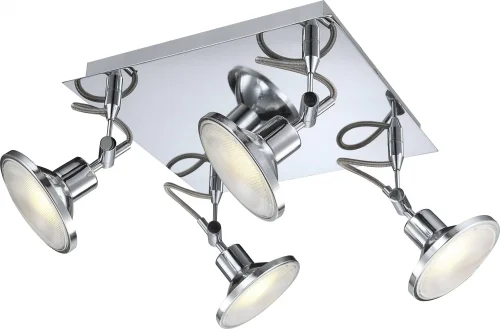 Спот c 4 лампами LED AARON 56953-4P GLOBO белый LED в стиле современный Спот c 4 лампами LED AARON 56953-4P GLOBO белый LED в стиле современный