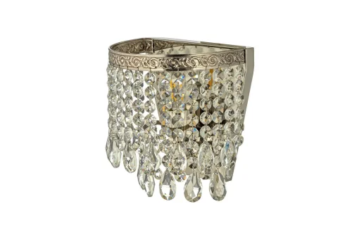 Бра Castellana E 2.10.503 N Arti Lampadari прозрачный на 1 лампа, основание никель в стиле классический 
