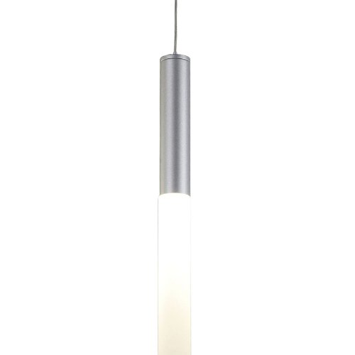Светильник подвесной LED Tibia 2216-1P Favourite прозрачный 1 лампа, основание серебряное в стиле современный трубочки фото 4