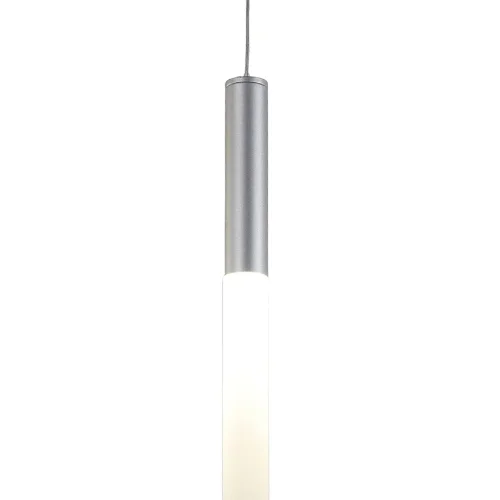 Светильник подвесной LED Tibia 2216-1P Favourite прозрачный 1 лампа, основание серебряное в стиле современный трубочки фото 4