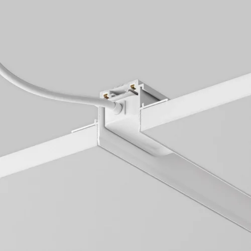 Шинопровод встраиваемый 2м Magnetic track system Radity TRA084MP-12W Maytoni белый в стиле хай-тек современный для светильников серии Magnetic track system Radity шинопровод встраиваемый radity радиусная магнитная магнитный фото 6